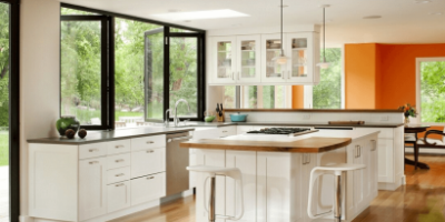 Modern kitchen renovation with custom cabinetry and high-end finishes by Shine On Custom Builders in Naples, Florida